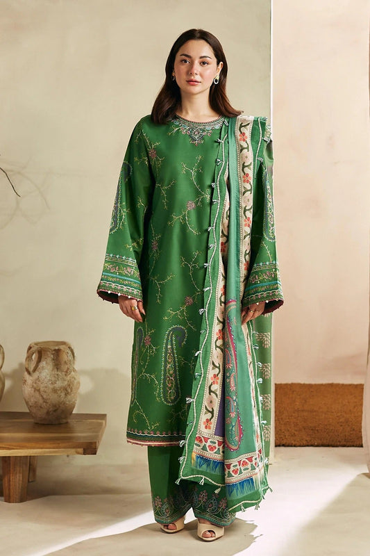 ZW23-3B: Versatile Embroidered Winter 3PC Suit | Stylish Wear