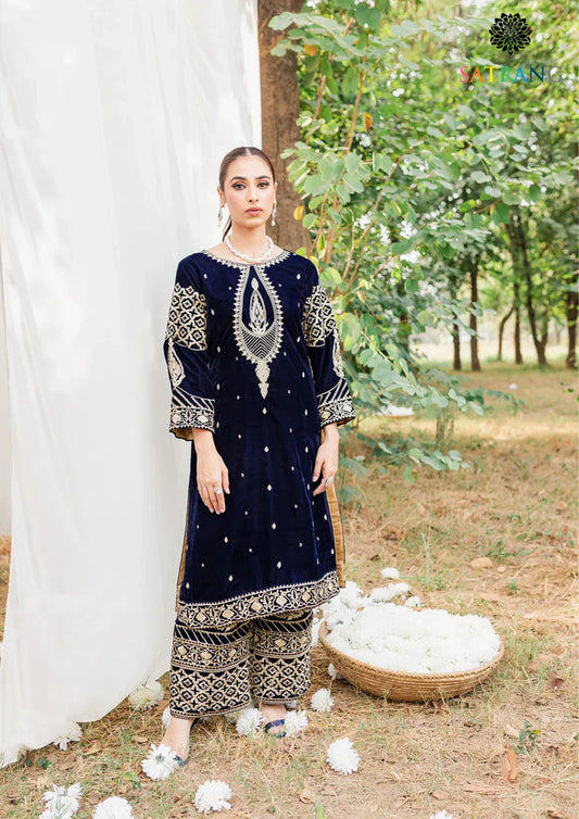 LOVE IN A MIST: Ethereal Velvet 3PC Suit | Unique Formal Wear