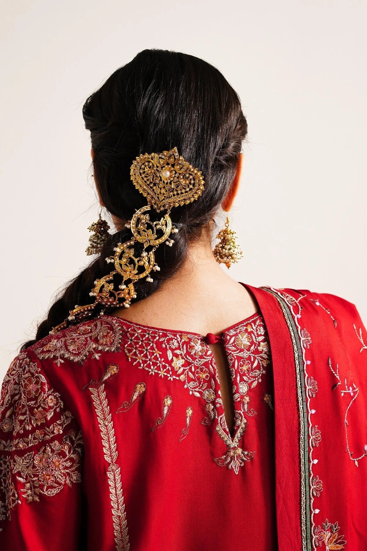 WS23-D8: Premium Embroidered Winter 3PC Suit | Festive Wear