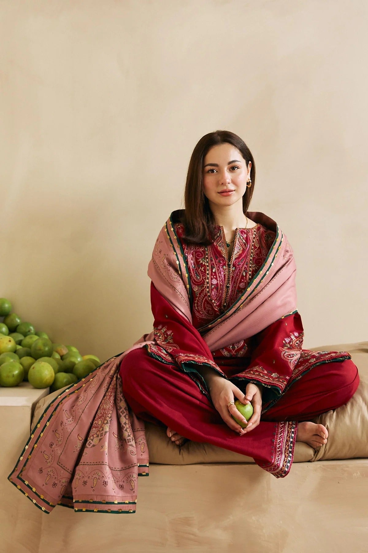 ZW23-2B: Comfortable Embroidered Khaddar 3PC | Daily Winter