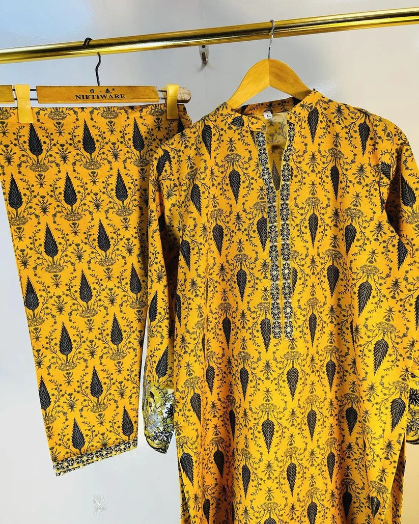 Soha: Elegant Embroidered 3PC Suit | Designer Collection