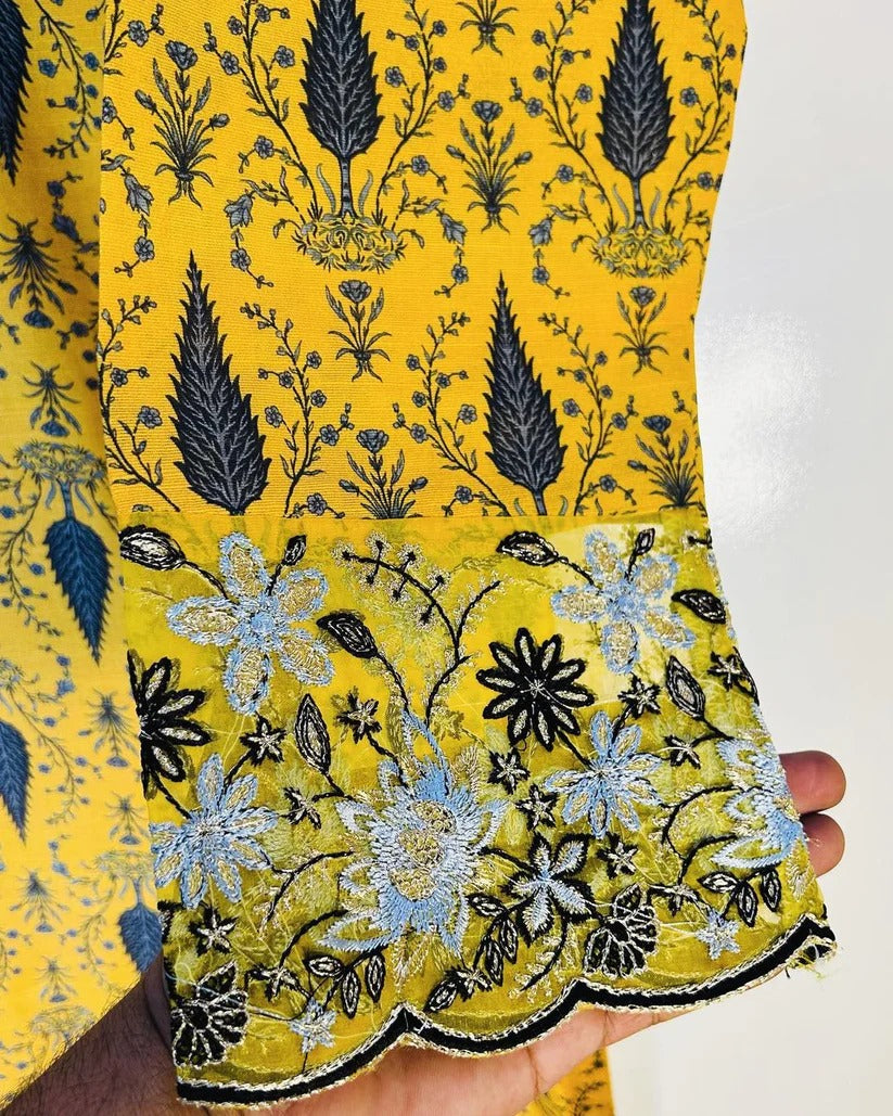 Soha: Elegant Embroidered 3PC Suit | Designer Collection